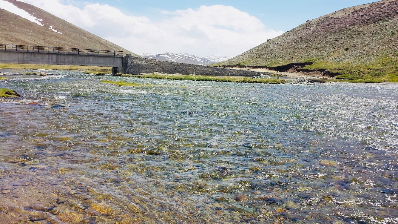 Wide open plains of the Deosai National Park plateau