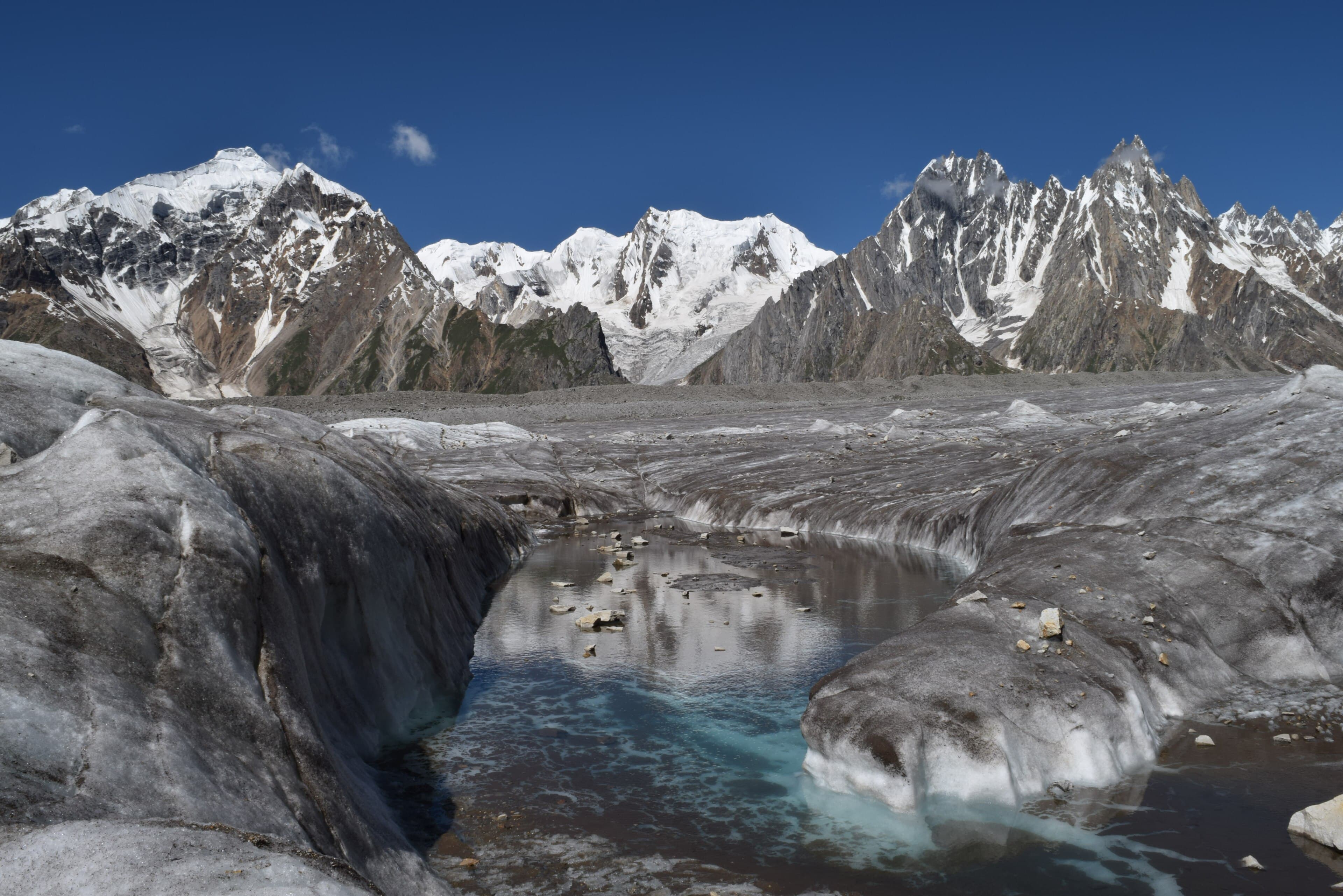 The Biafo Glacier in the Karakoram