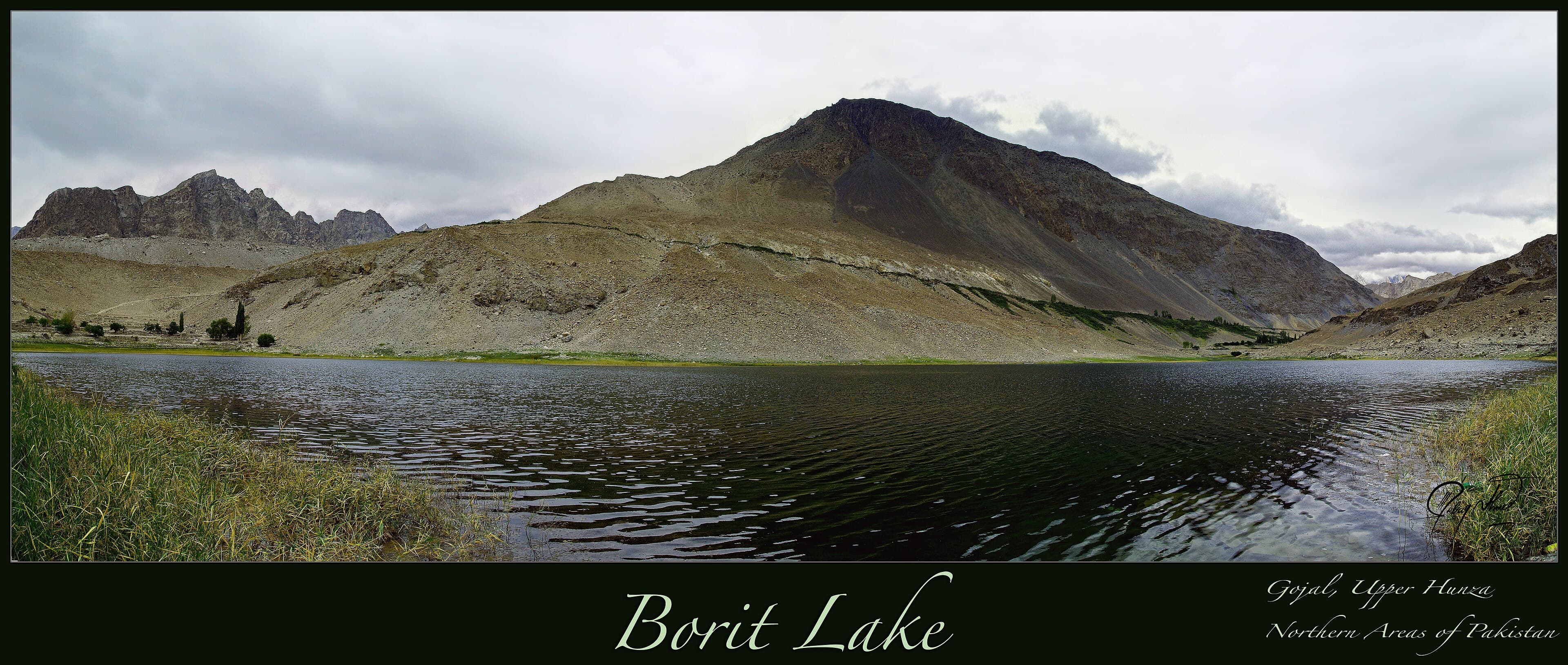 Borith Lake above Gulmit in Gojal