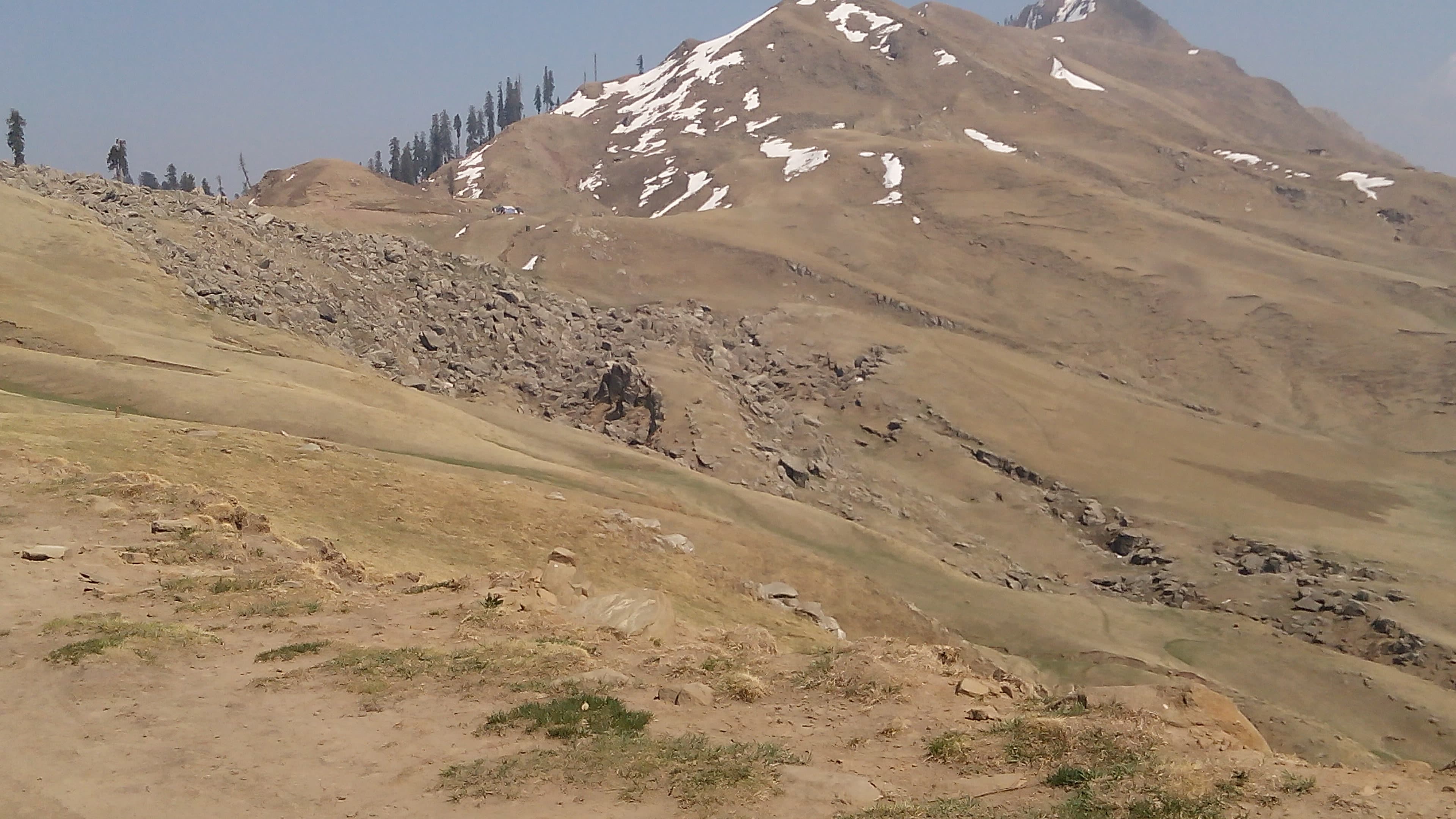 Ganga Choti summit ridge in Azad Kashmir