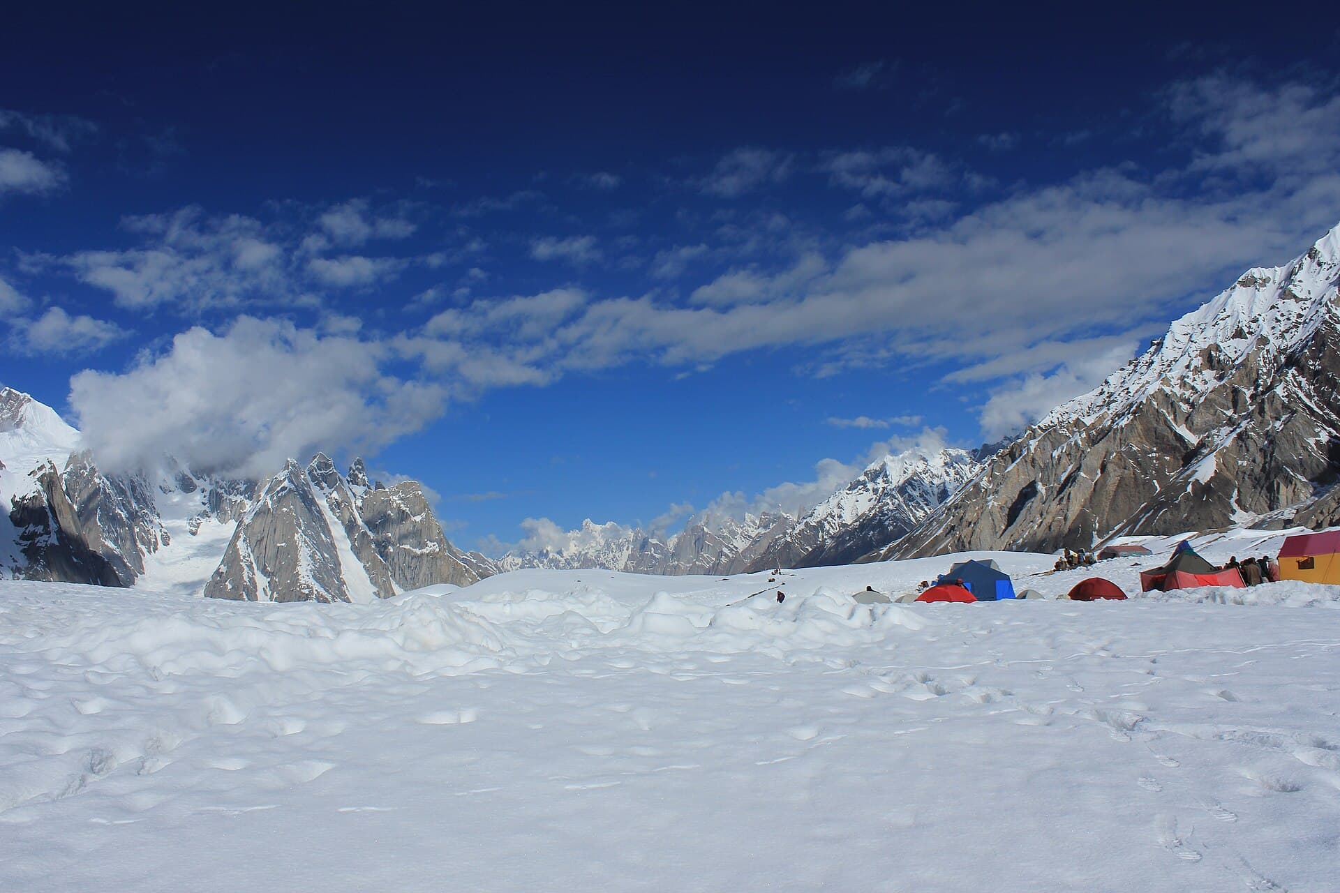 Baltoro Glacier route toward K2 base camp