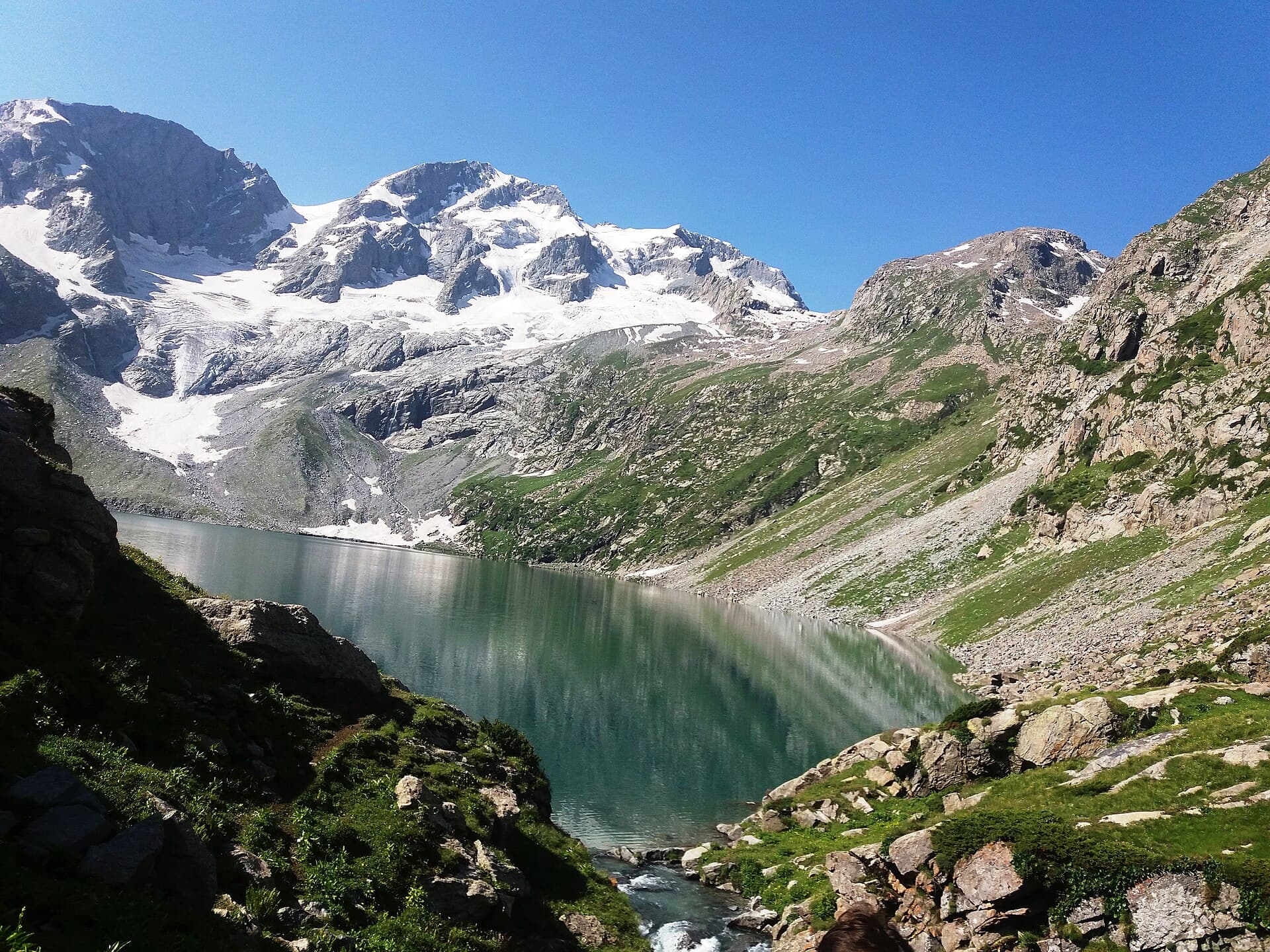 Katora Lake in a forested bowl