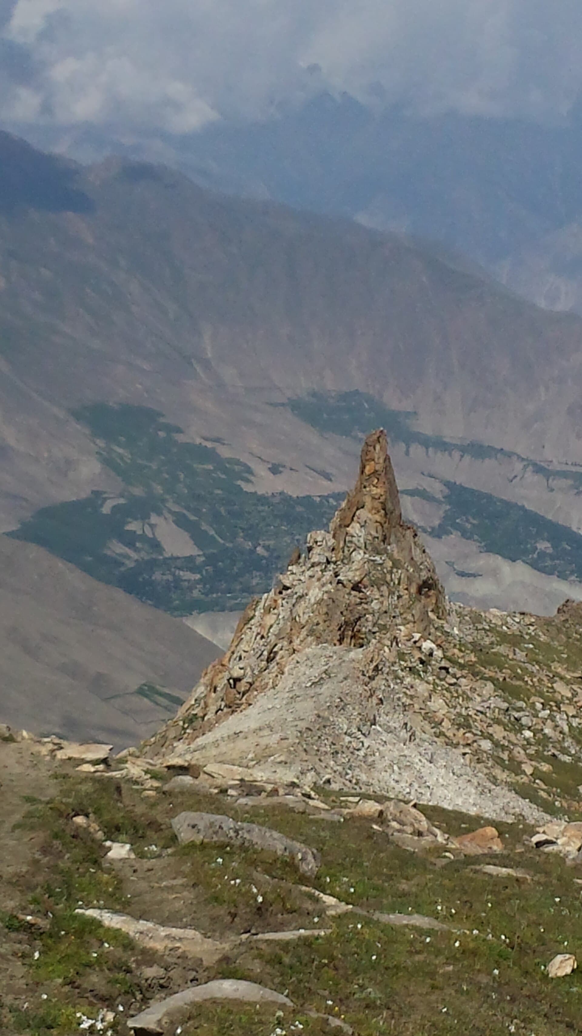 Rush Lake surrounded by high peaks