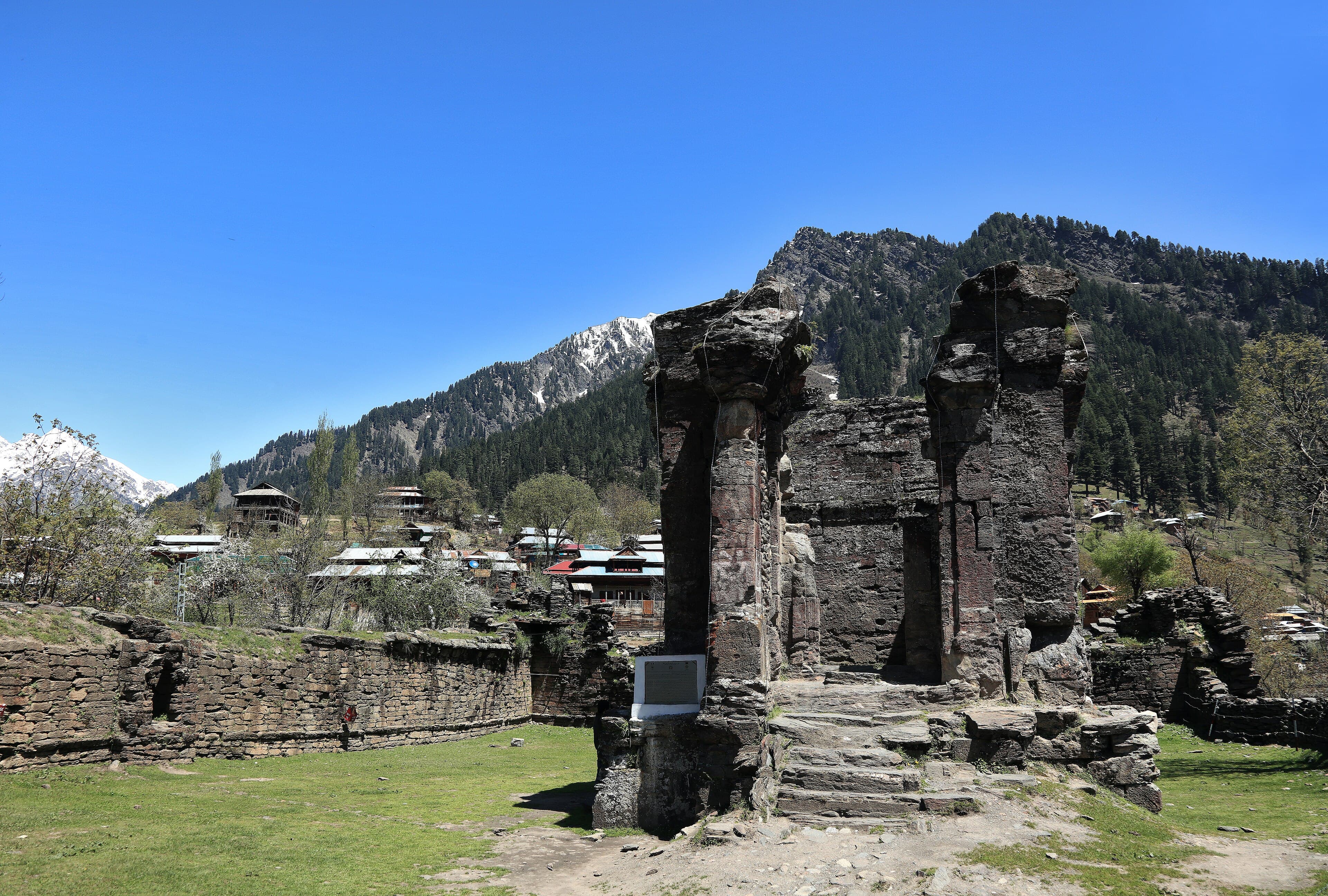 The Sharda Peeth site in the Neelum Valley