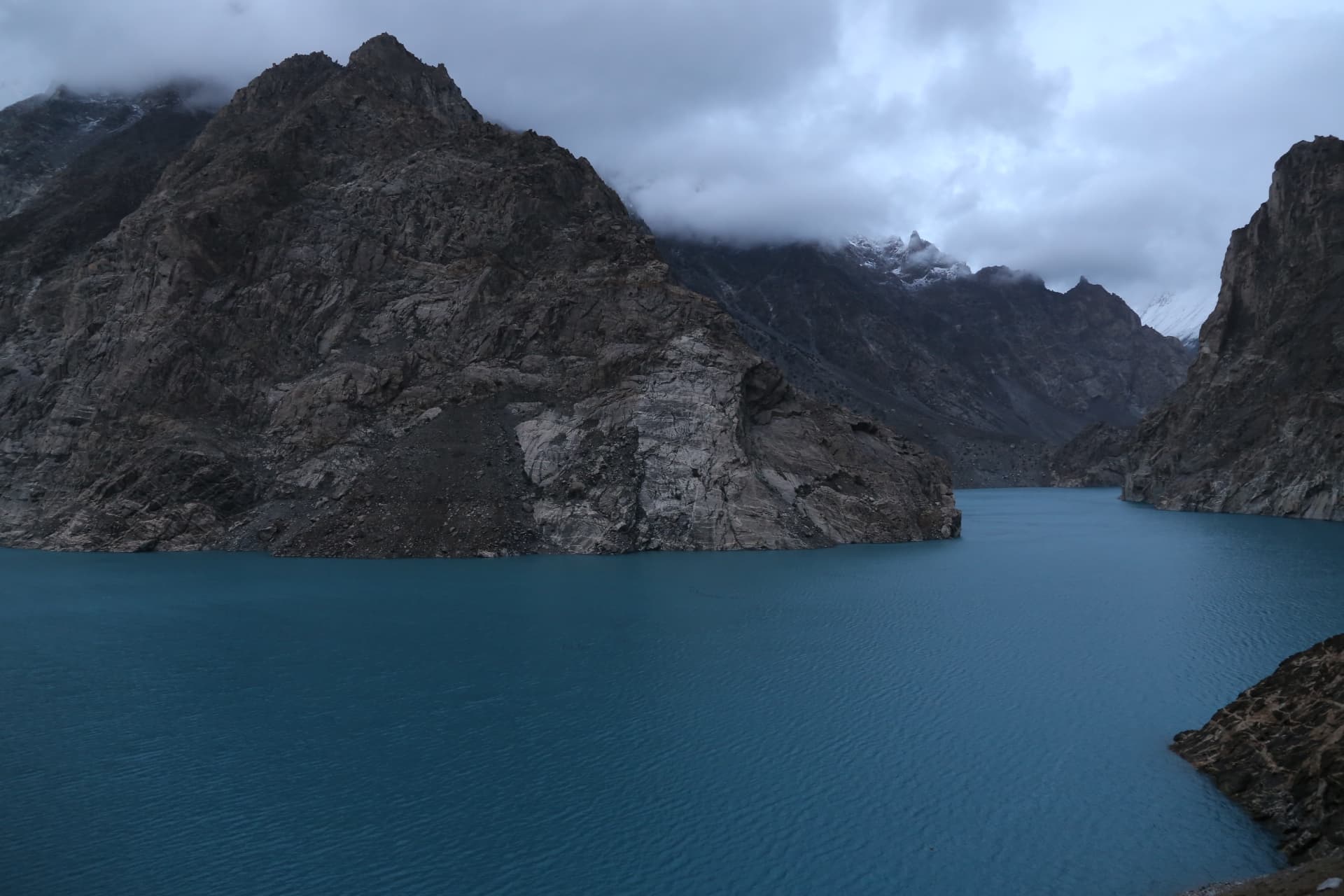 Turquoise waters of Attabad Lake