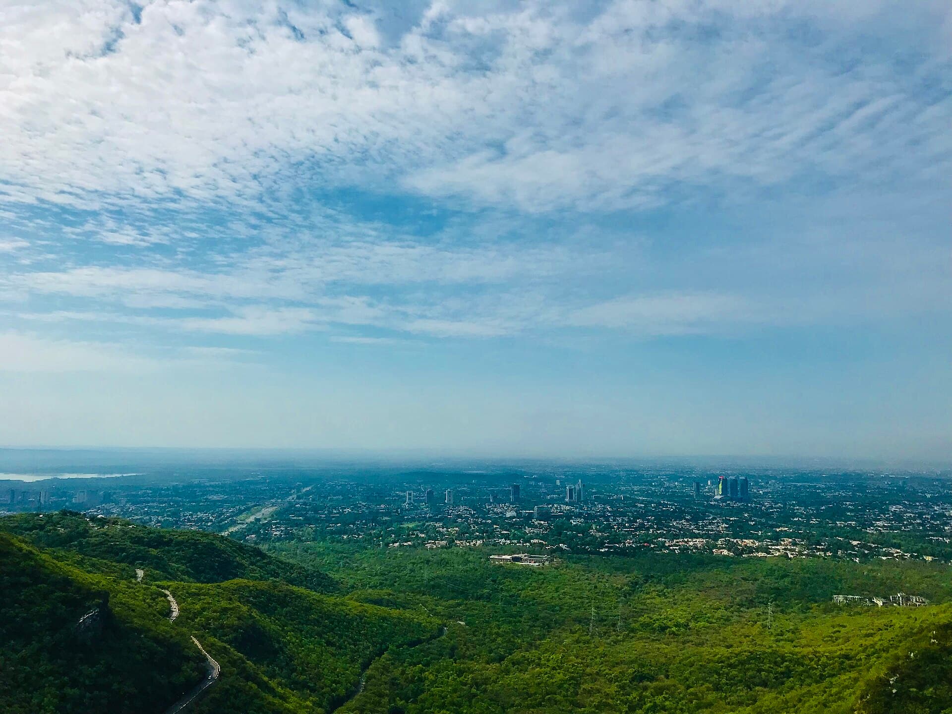 Hiking trail through the Margalla Hills