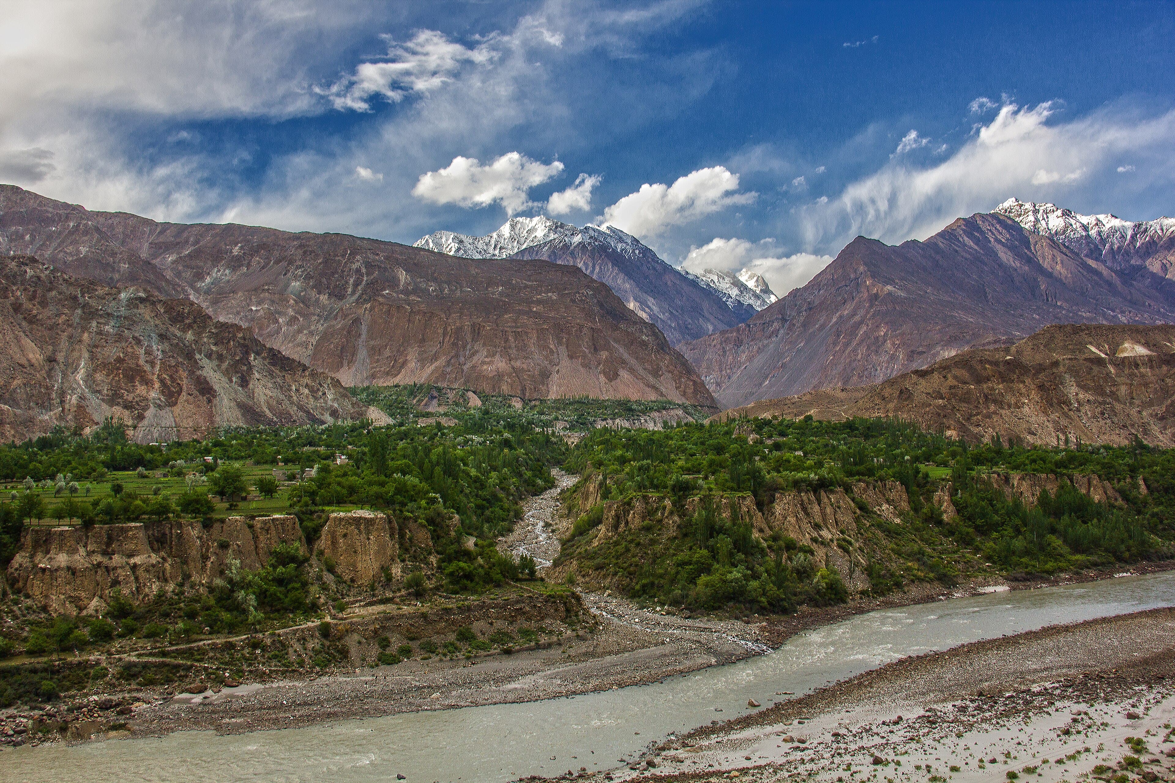 Nagar Valley across the river from Hunza