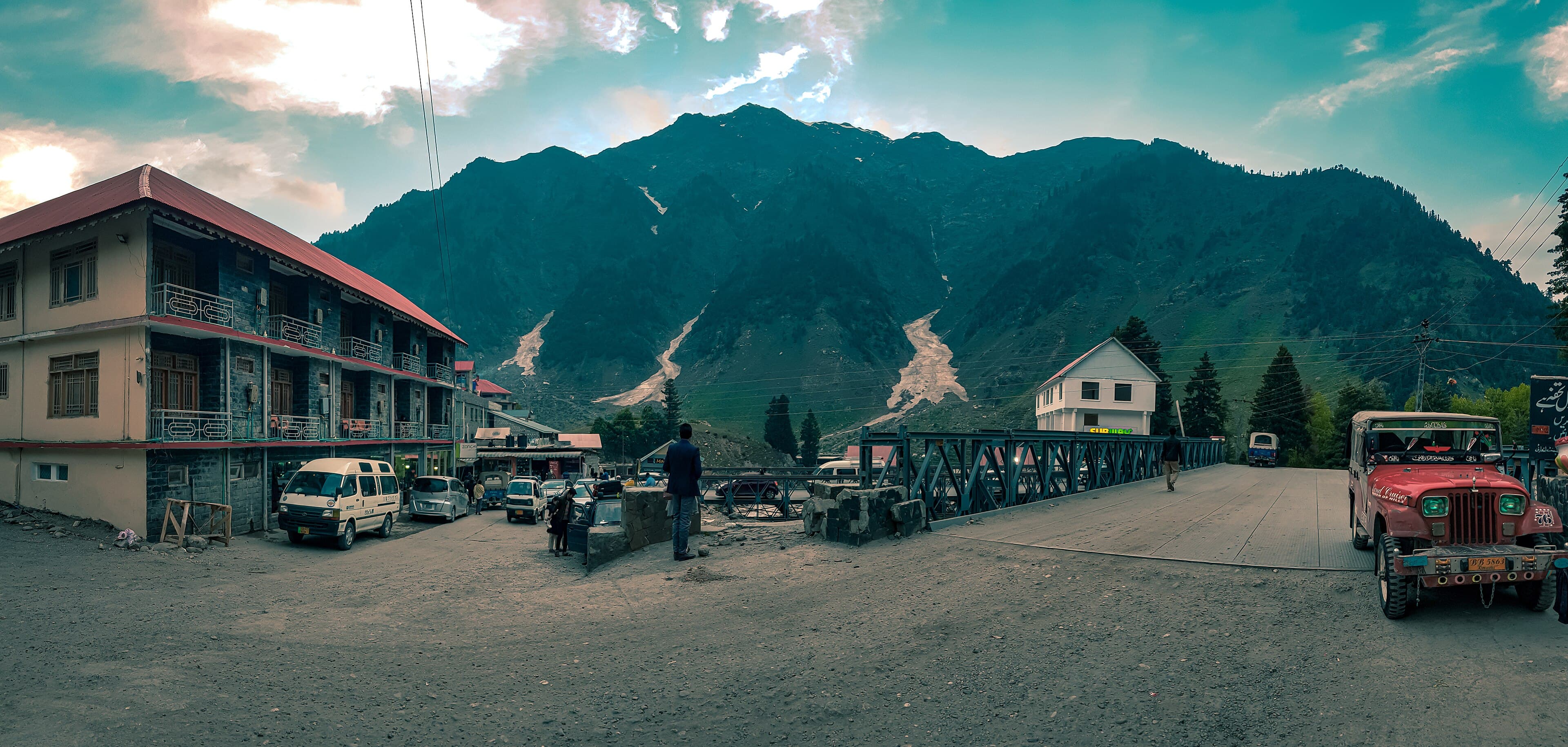 Naran town in the Kaghan Valley