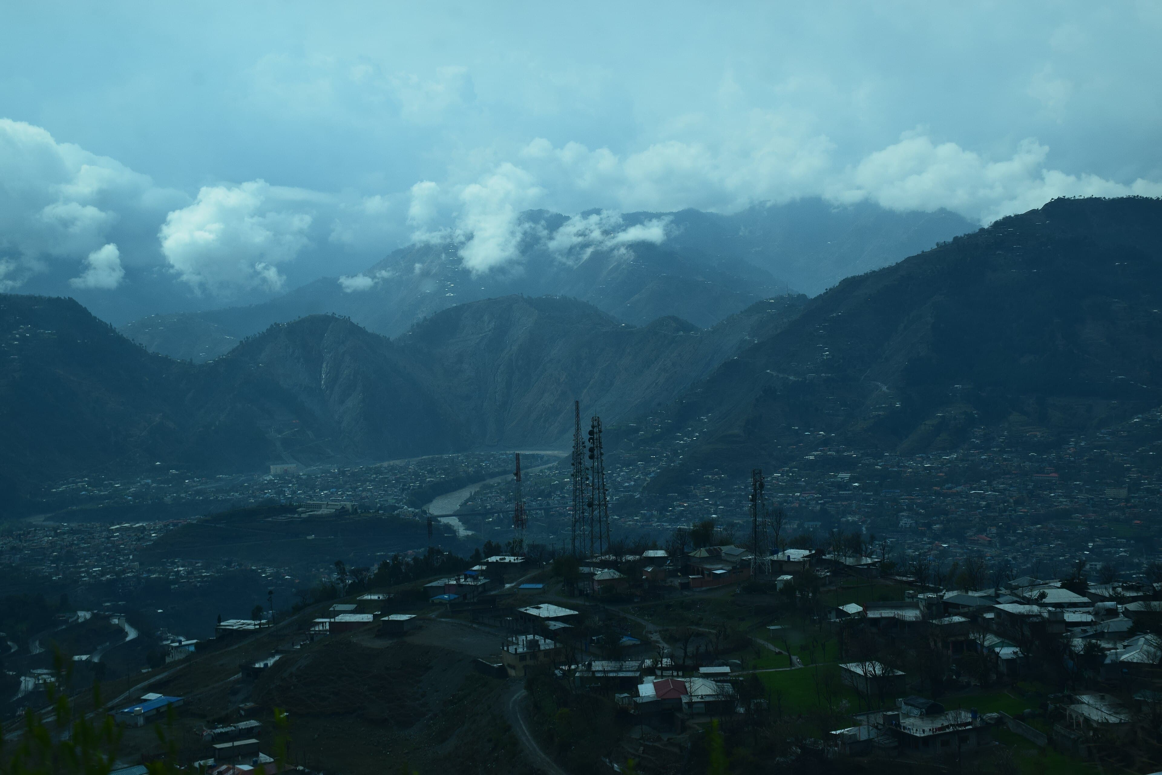 Pir Chinasi above Muzaffarabad