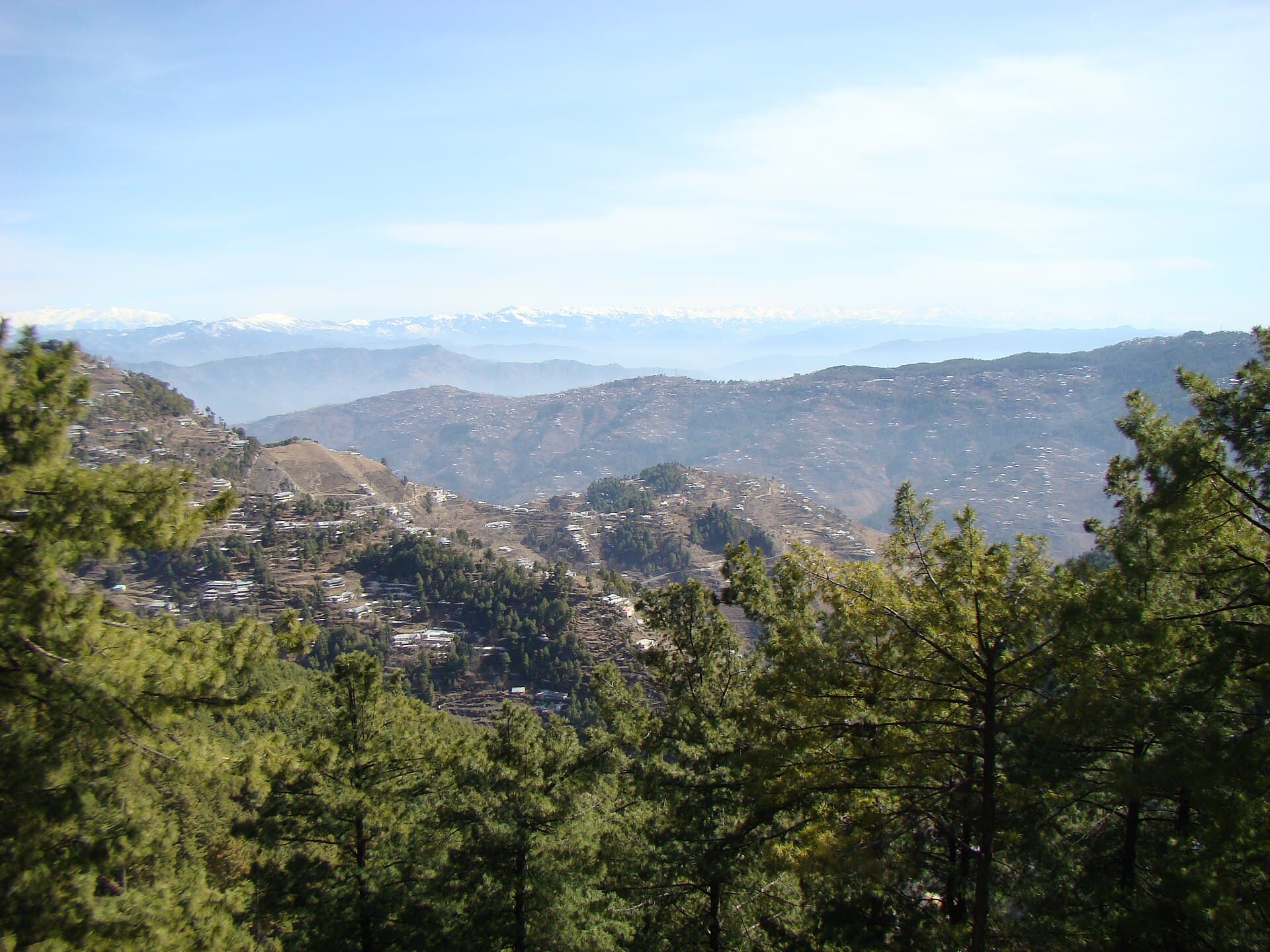 Green mountains of the Swat Valley